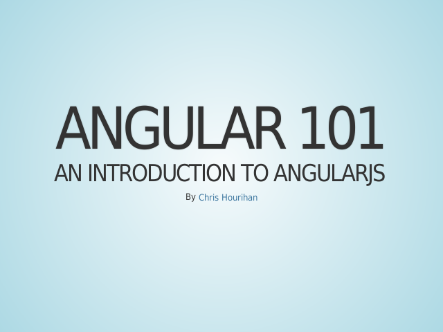 Angular Tuts – An introduction to AngularJS – Fundamentals