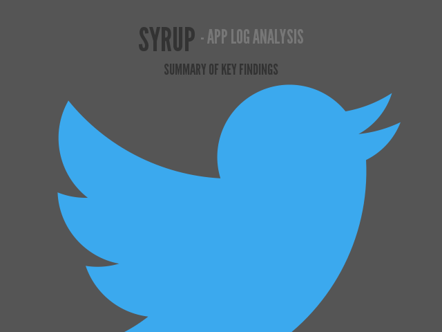 Syrup - App Log Analysis – insight 01. – insight 02.