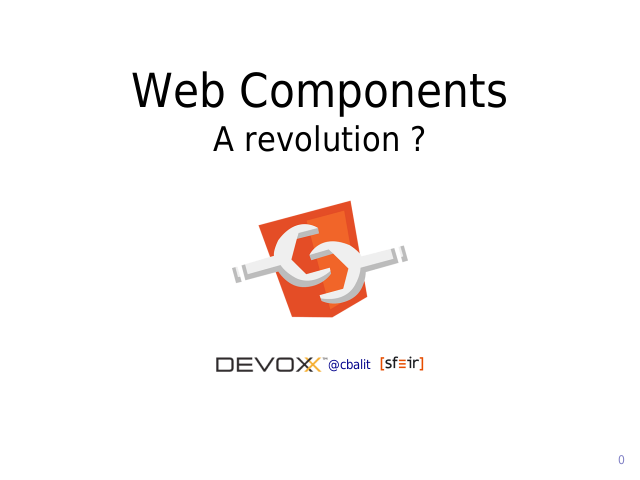 Web Components – Une révolution ? – Html Import