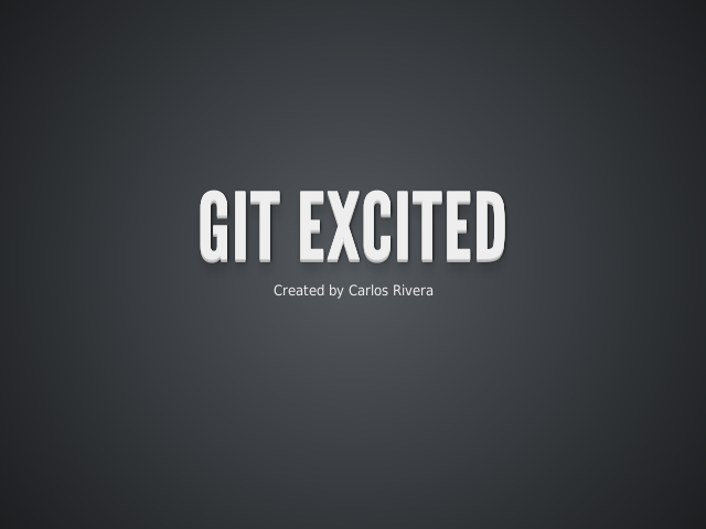 Git Excited – Task: Versioning – Task: Experimenting