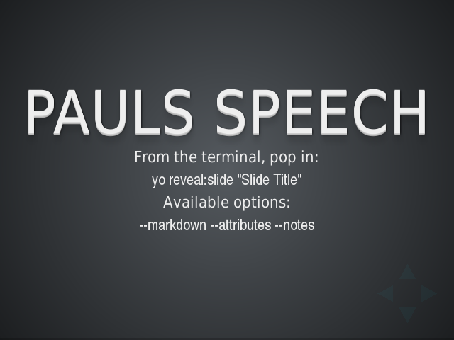 Pauls-Speech