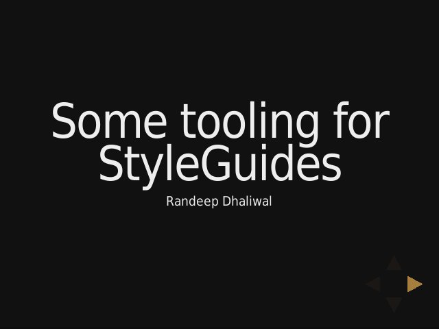 tooling-for-styleguides