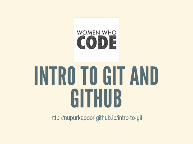 Intro to Git and Github – What on earth is git? – Backing up code