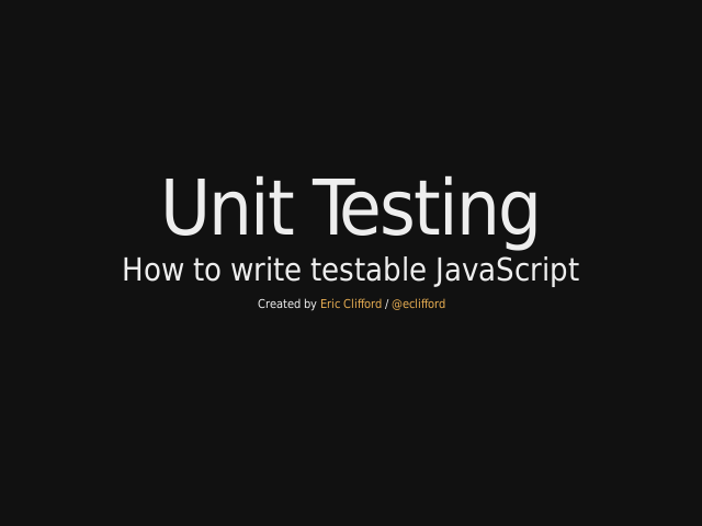 Unit Testing – How to write testable JavaScript – Testing FizzBuzz: First Try