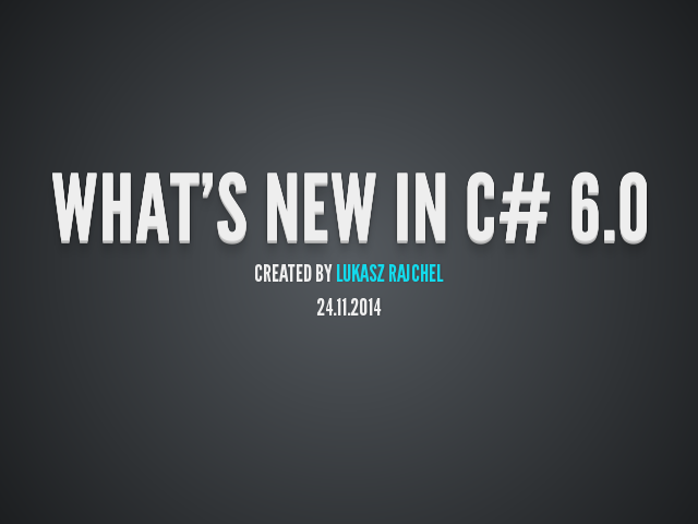 csharp6-presentation