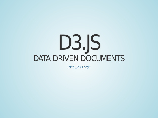 D3.js – Data-Driven Documents