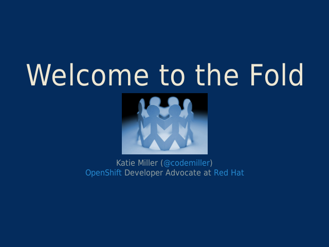 Welcome to the Fold