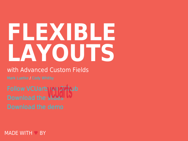 Flexible Layouts – Advanced Custom Fields – So how do I ACF?