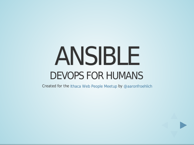 Ansible – DevOps for Humans – Basics