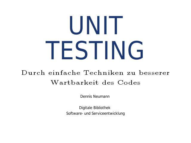 UnitTesting