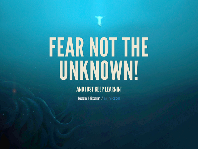 Fear not the unknown! – My development journey – Angular.js