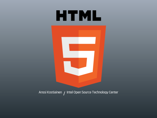 Technology Overview – HTML5 Demos – How to Contribute