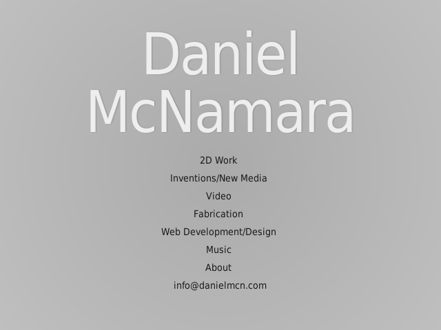 Daniel McNamara – Greetings, – 2D Work