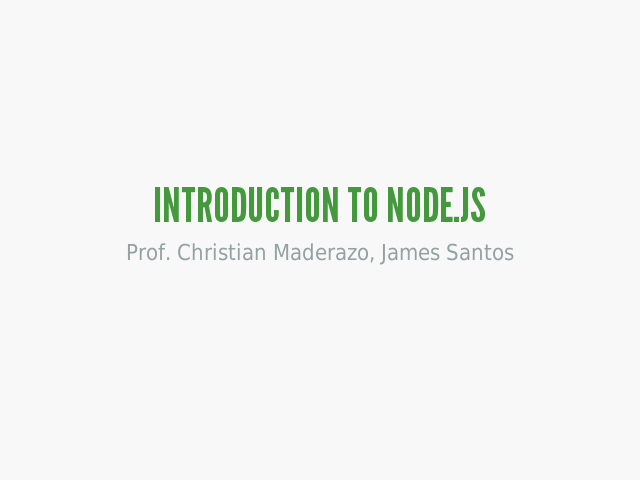 Introduction to Node.js – What is Node.js? – Why Node.js?