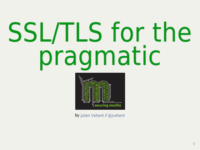 SSL/TLS for the pragmatic