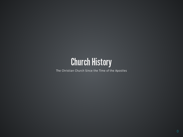 Church History – The City of God – The Holy Roman Empire and the Papacy