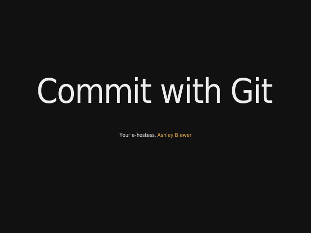 Commit with Git – git b4 u commit – Making a new repository