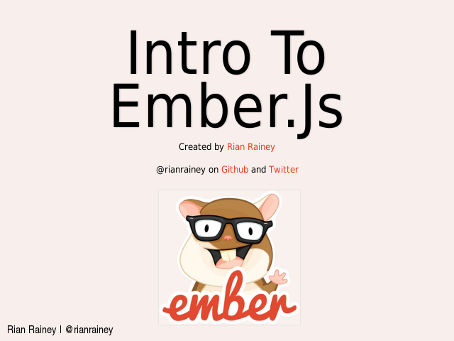 Intro To Ember.Js – Ember Terms – Ember CLI