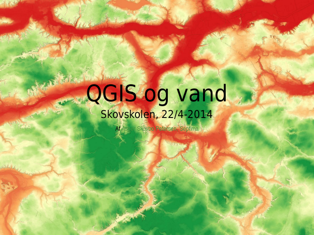 QGIS og vand – Rasterdata – Laserscanning af højdemodel