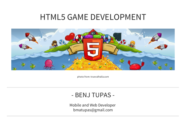 HTML5 Game Development  –  Why HTML5?