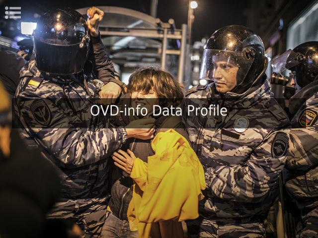 OVD-info Data Profile – Table of contents – About OVD-info