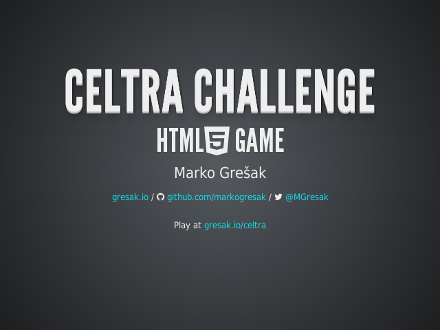 Celtra challenge – HTML game