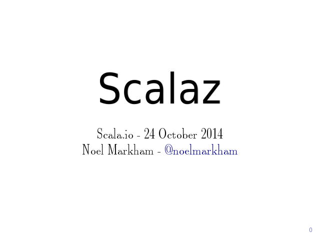 Scalaz – Or: How I learned to stop worrying and love monads