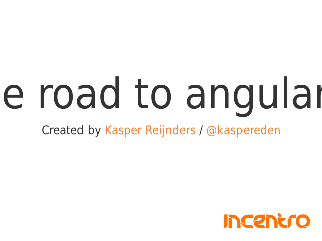 the road to angularjs – /me – project