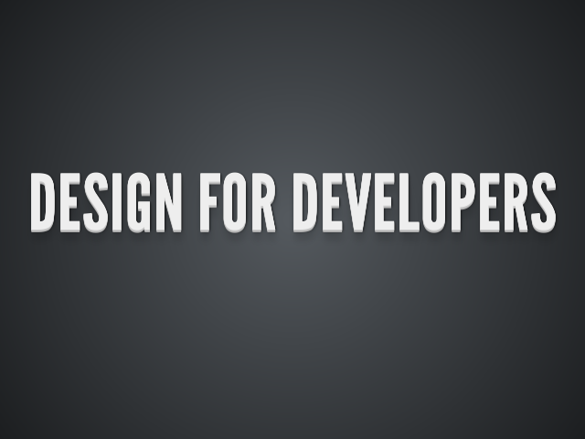 Design for developers – Colors – Layout