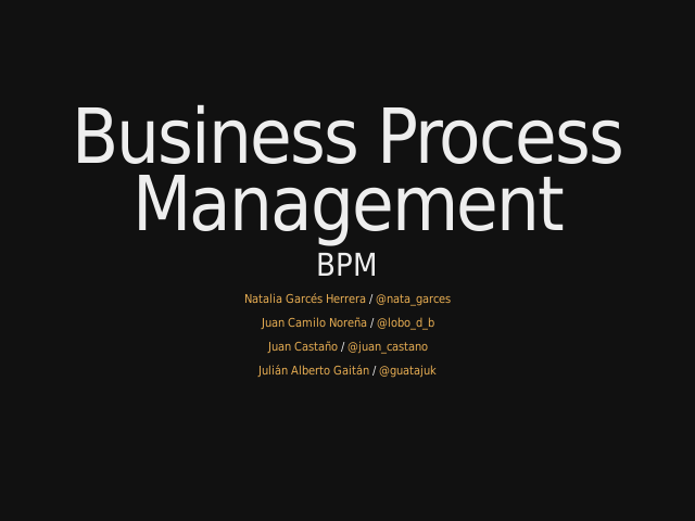 Business Process Management – BPM – BPM Dimensions