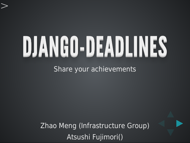 django-Deadlines – IDEAs – You can find it