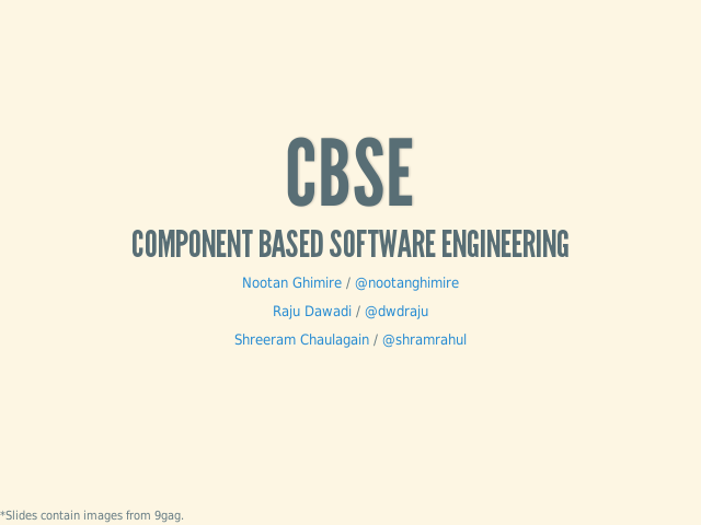 CBSE – Component Based Software Engineering – Visualising Components