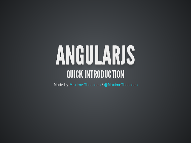 AngularJS – Quick Introduction – Tools