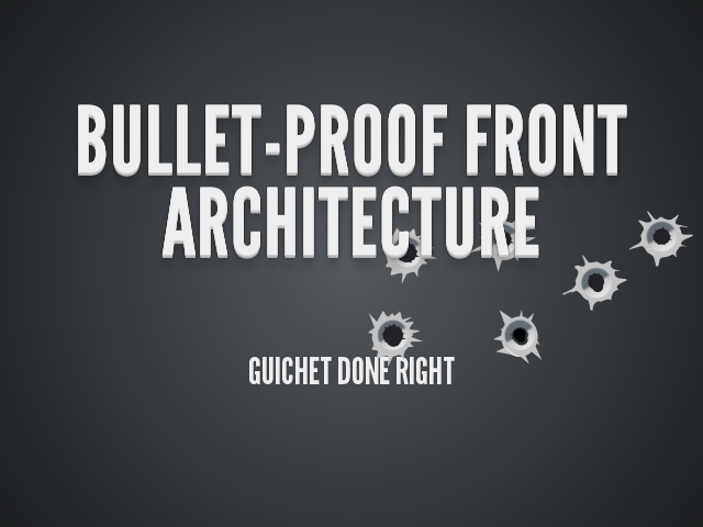 Bullet-proof Front Architecture – Guichet done right – Step 1 : OoCSS