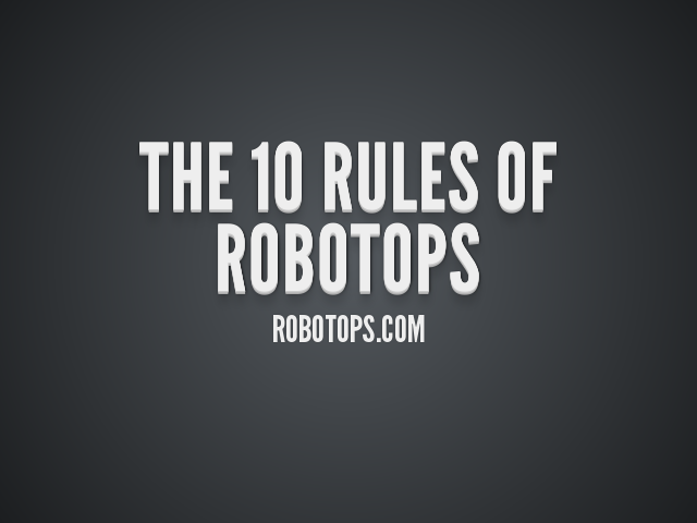 The 10 Rules Of RobotOps – robotops.com – Declarative Code Syntax (#1)