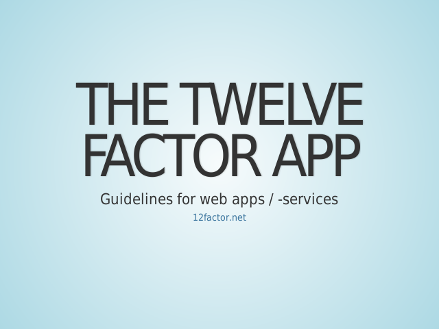 The Twelve factor app – Dependencies – Declare and isolate