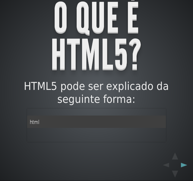 O que é HTML5?