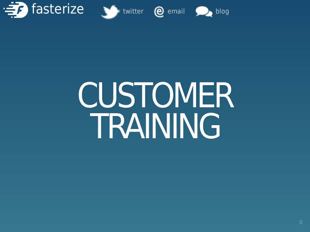 Customertraining – General presentation – Optimization rules