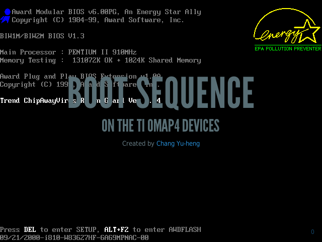 Boot Sequence – On the Ti OMAP4 devices