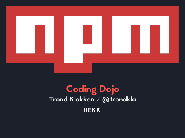 npm-dojo