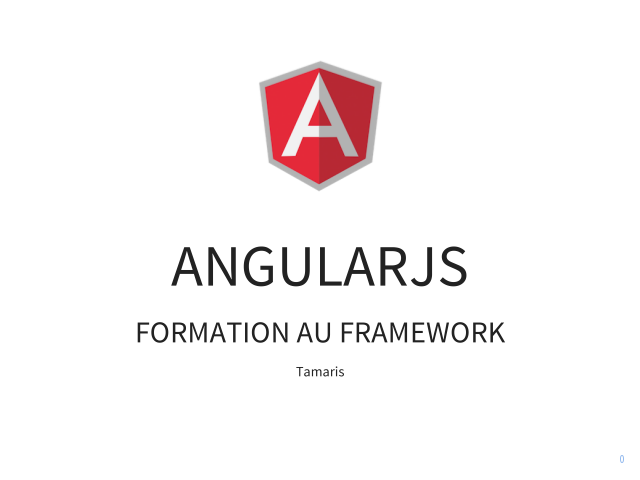 – AngularJS – Formation au framework