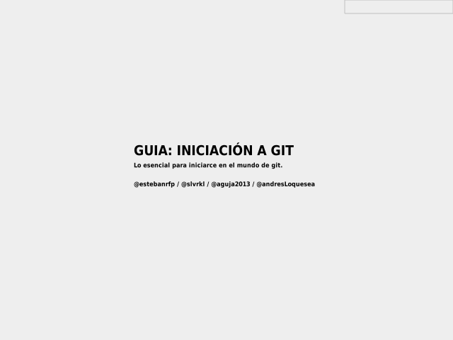 GUIA: INICIACIÓN A GIT