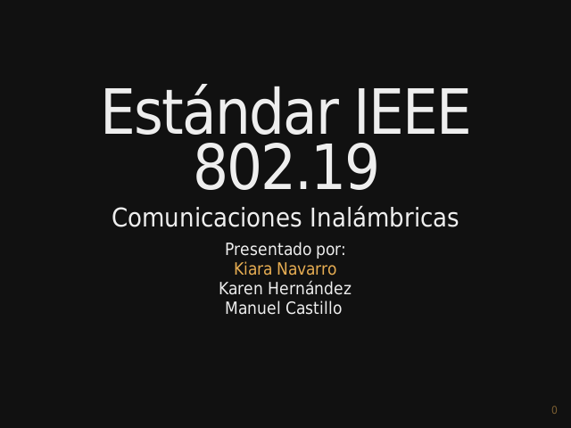 Estándar IEEE 802.19 – Comunicaciones Inalámbricas – ¿Cómo saber si las redes inalámbricas coexisten?