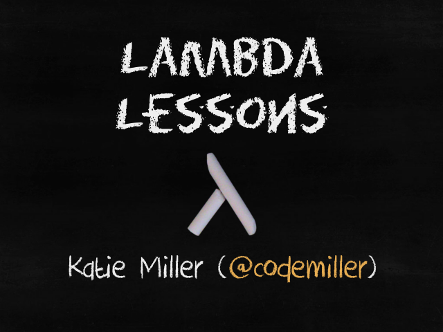 Lambda Lessons – Motivation: Why Teach FP? – Areas to Consider