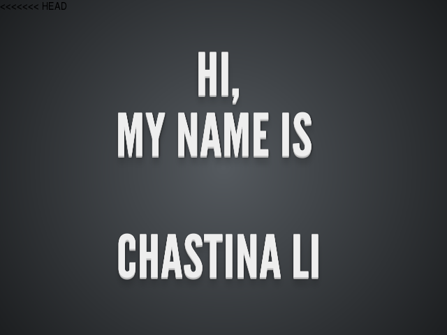 Hi,  – 
            my name is 
             –