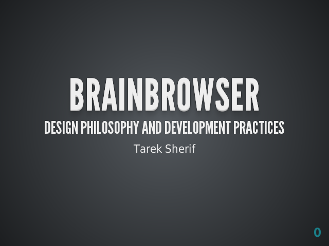 BrainBrowser – Design Philosophy and Development Practices