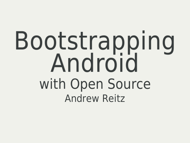 bootstraping-android-gdgtc