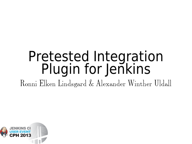 Pretested Integration Plugin for Jenkins – Introduction – Phase 1: Learning Mercurial and Jenkins