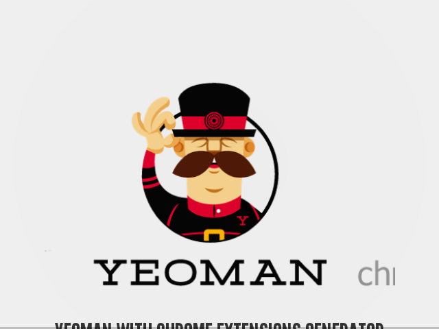 – Yeoman with Chrome Extensions Generator –