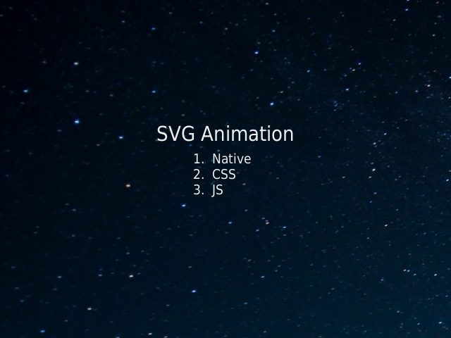 SVG Animation – Native SVG animation – Interactivity